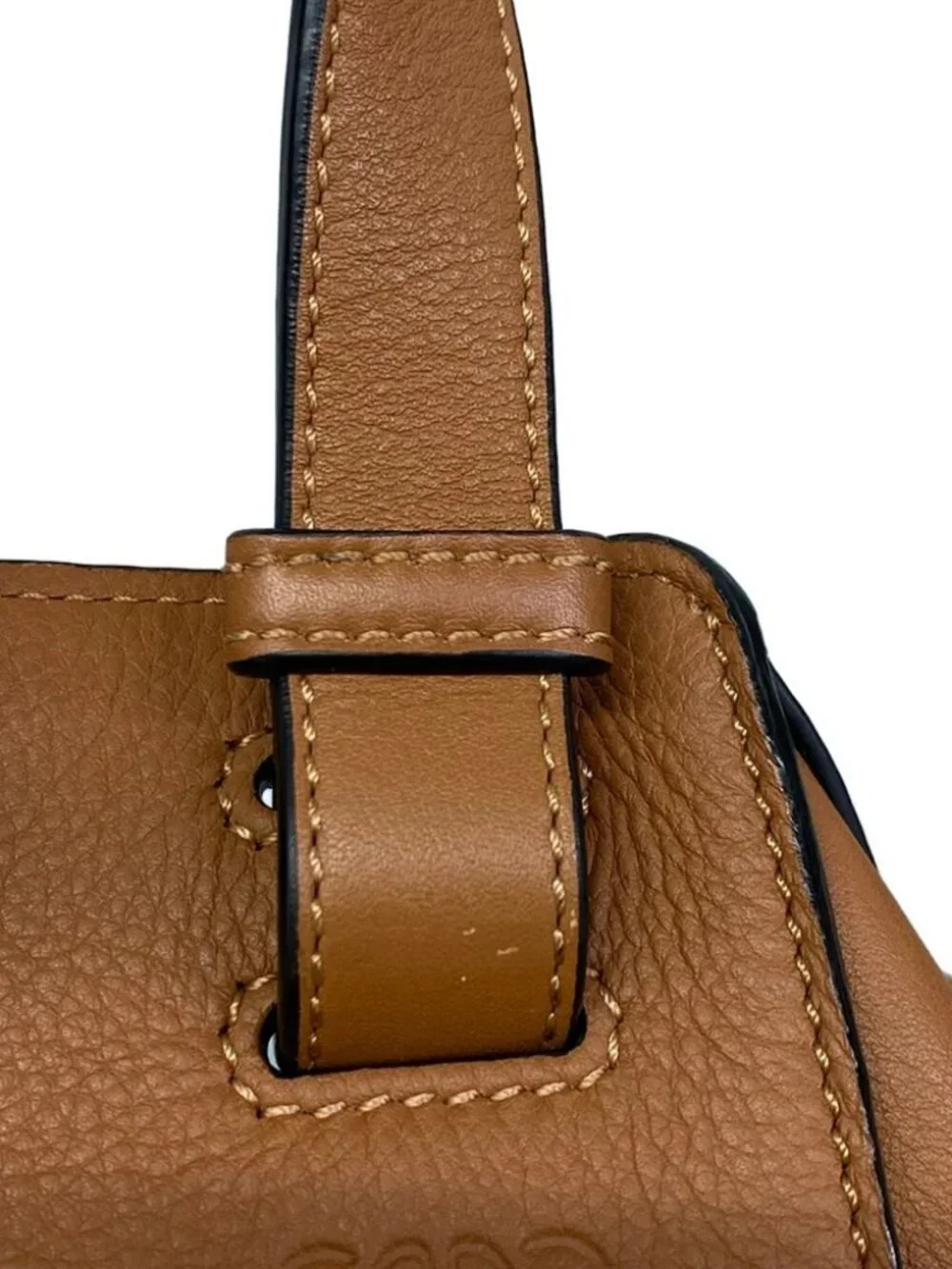 LOEWE Hammock bag small 387.30NN60 Tan (Brown) Classic Calf Handbag